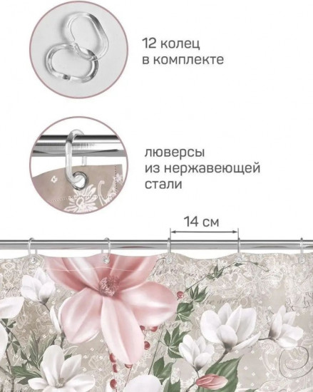 Штора для ванной