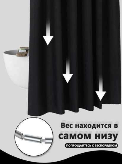 Штора для ванной
