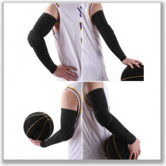 Спортивные компреcсионный нарукавник с защитой локтя - Фото 4