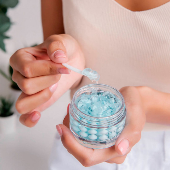 Лифтинг-крем для лица с пептидными капсулами «Power Aqua Cream»