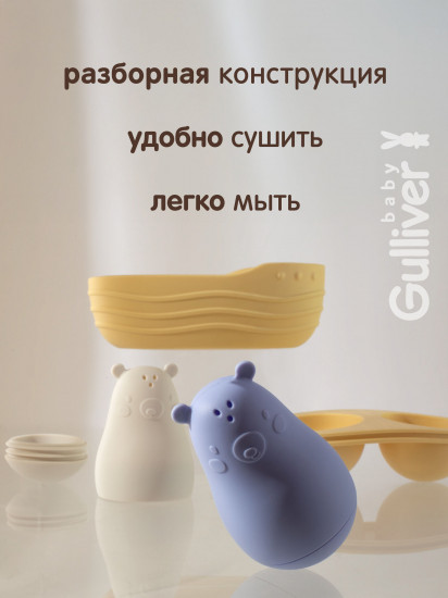 Набор игрушек для ванны «Мишки в лодочке»