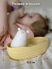 Набор игрушек для ванны «Мишки в лодочке» - Фото 6