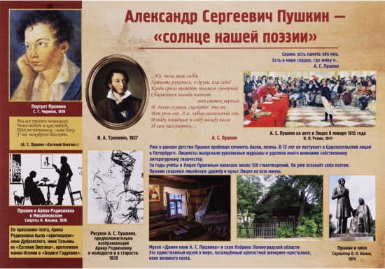 Набор плакатов «Творчество А.С. Пушкина»