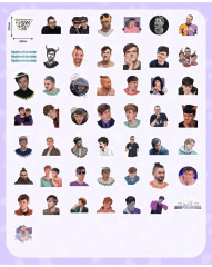 Набор наклеек для телефона - Фото 1