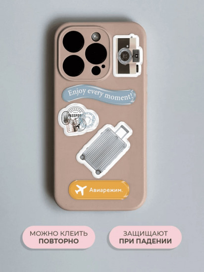 Набор наклеек для телефона