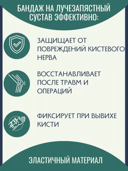 Бандаж на запястье универсальный