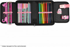 Пенал школьный «Брюнетка с собачкой» - Фото 5