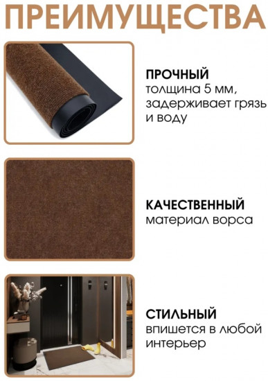 Коврик придверный