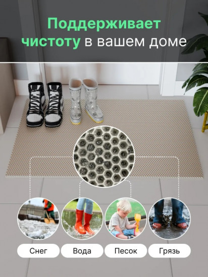 Коврик придверный