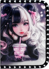 Пенал школьный «Девочка с бабл-ти» - Фото 1