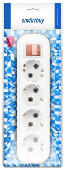 Колодка Smartbuy SBE-16-4-00-ZS