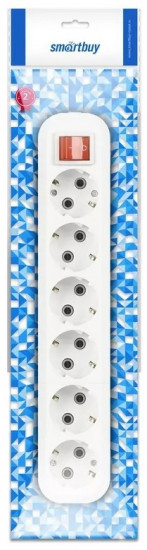 Колодка Smartbuy SBE-16-6-00-ZS