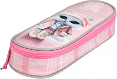 Пенал школьный «Кошечка в пальто» - Фото 2