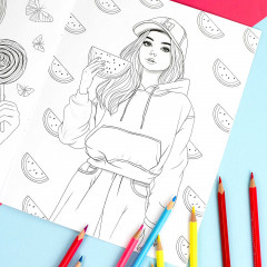 Раскраска для детей «Любимые сладости» - Фото 5