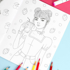 Раскраска для детей «Любимые сладости» - Фото 6