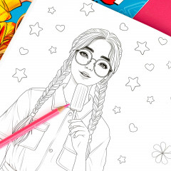 Раскраска для детей «Любимые сладости» - Фото 7