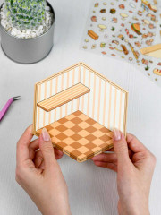 Наклейки-румбокс для создания миниатюрных сцен «Капибара. Кафе» - Фото 7