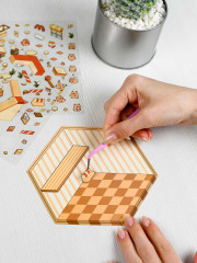 Наклейки-румбокс для создания миниатюрных сцен «Капибара. Кафе» - Фото 11