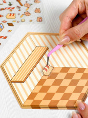 Наклейки-румбокс для создания миниатюрных сцен «Капибара. Кафе» - Фото 12