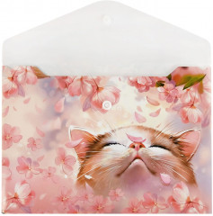 Папка для тетрадей «Цветочный кот» - Фото 3