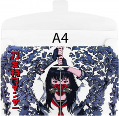 Папка для тетрадей «Девушка с катаной» - Фото 3