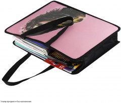 Папка для тетрадей «Брюнетка с собачкой» - Фото 2