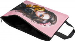 Папка для тетрадей «Брюнетка с собачкой» - Фото 2