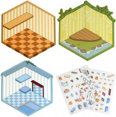 Наклейки-румбокс для создания миниатюрных сцен «Микс-дизайн 1» - Фото 1