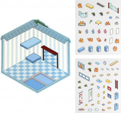 Наклейки-румбокс для создания миниатюрных сцен «Микс-дизайн 1» - Фото 2