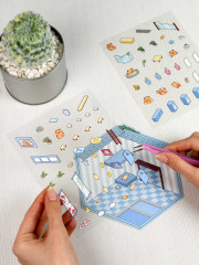 Наклейки-румбокс для создания миниатюрных сцен «Микс-дизайн 1» - Фото 6