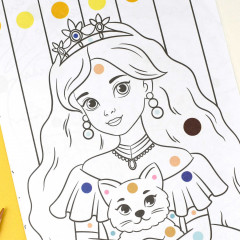 Книжка-раскраска для детей «Принцессы и единороги» - Фото 5