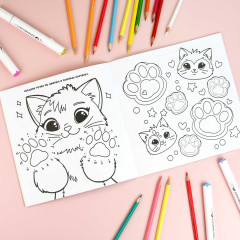 Книжка-раскраска для детей «Раскрась таба-лапки» - Фото 3