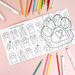 Книжка-раскраска для детей «Раскрась таба-лапки» - Фото 4