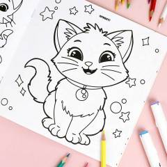 Книжка-раскраска для детей «Раскрась таба-лапки» - Фото 6