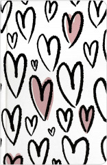 Ежедневник недатированный «Крупные сердечки» - Фото 1