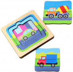 Пазл трехслойный «Машинки» - Фото 2