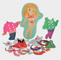 Игра развивающая «Наряди Милу» - Фото 1