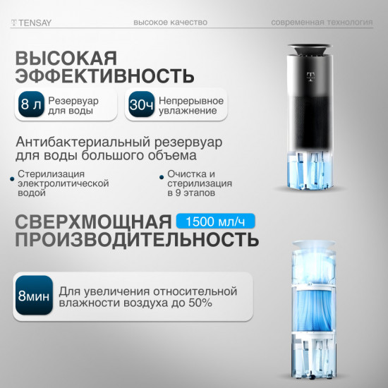 Увлажнитель-очиститель воздуха TENSAY М-15