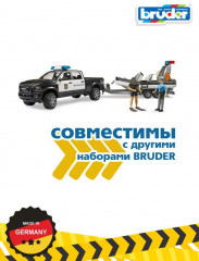 Набор игровой «Пикап полицейский Dodge RAM 2500 с лодкой» - Фото 7