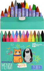 Набор мелков восковых «Кот и пес» - Фото 1