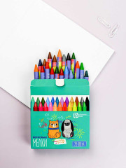 Набор мелков восковых «Кот и пес» - Фото 7