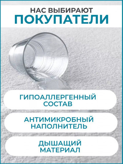 Наматрасник на резинке водонепроницаемый