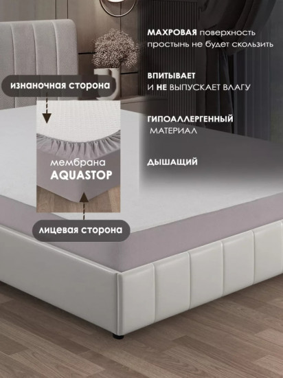 Наматрасник на резинке водонепроницаемый