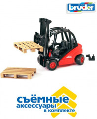 Машина «Погрузчик вилочный Linde H30D с паллетами» - Фото 4