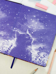 Дневник школьный «Кот и луна» - Фото 11