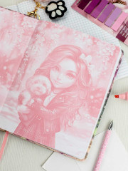 Дневник школьный «Брюнетка с собачкой» - Фото 4