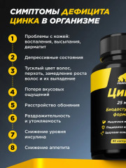 Капсулы цинка «Zinc» - Фото 5