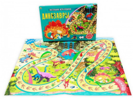 Игра настольная «Динозавры»