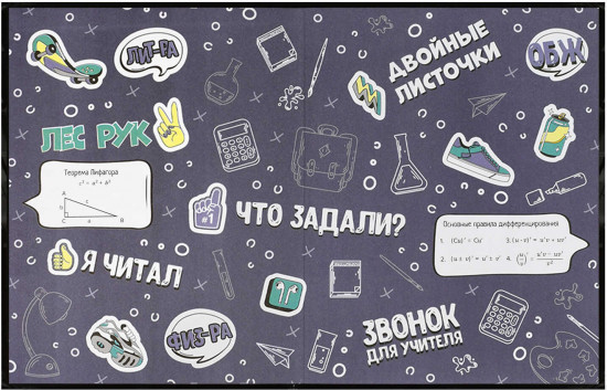 Дневник школьный «Девушка с косами»