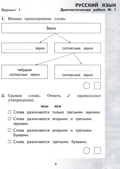 Педагогическая диагностика. Русский язык. Математика. 2 класс. Рабочая тетрадь
